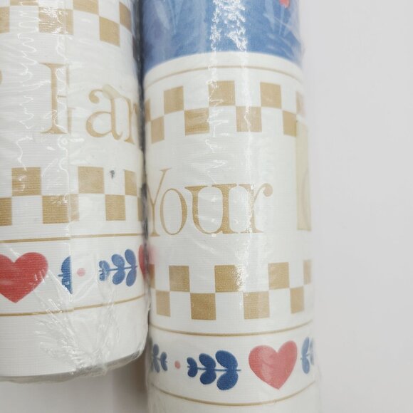Vintage Geese Wallpaper Border Cottage Core Pink Blue Goose 2 Pack Sealed NOS - Picture 7 of 11